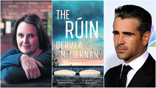 Author Dervla McTiernan, whose father Enda McGowan hails from Newtownforbes, has had her debut novel, The Rúin, chosen by Colin Farrell as his first movie production.