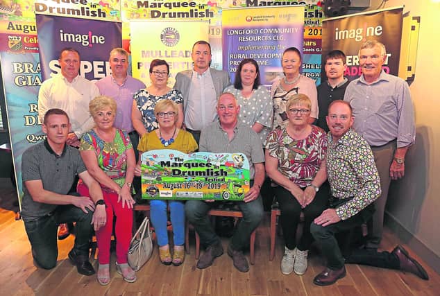 The Marquee in Drumlish Committee at the launch of the festival PICTURE: SHELLEY CORCORAN