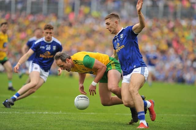 Michael Murphy gathers possession for Donegal Picture: Thomas Gallagher