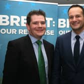 Deputy Peter Burke and Minister for Social Protection Leo Varadkar.