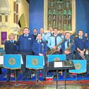 The Garda Band in St Matthew's Church, Ballymahon, earlier this month. Photo: Shelley Corcoran
