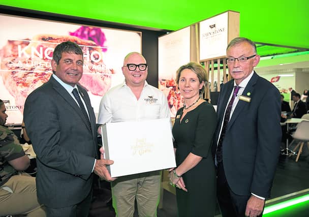 John Stone Beef from Ballymahon pictured earlier this year attending the SIAL International Food Fair in Paris – the biggest business-to-business (B2B) trade event in the world
