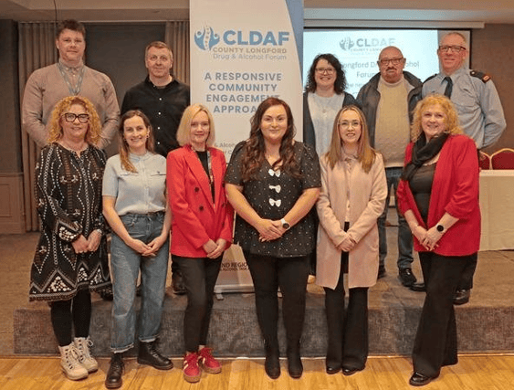 Michael Reilly, Conor McGrath, Michelle Nally, Derek Phelan, Inspector Declan McGlynn, Martina Dunne, Katie-Anne O’Toole, Nicola Fagan, Emer Byrne and Avril Gilchriest Picture: Shelley Corcoran