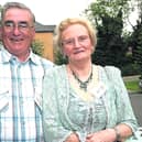 Farrell Clan Chieftain Conal O’Ferrall and his wife Rose.  The Silver Jubilee Rally of The Farrell Clan starts next Monday, July 16