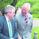 Kevin 'Boxer' Moran welcomed Prince Charles to the south of Ireland last weekend.