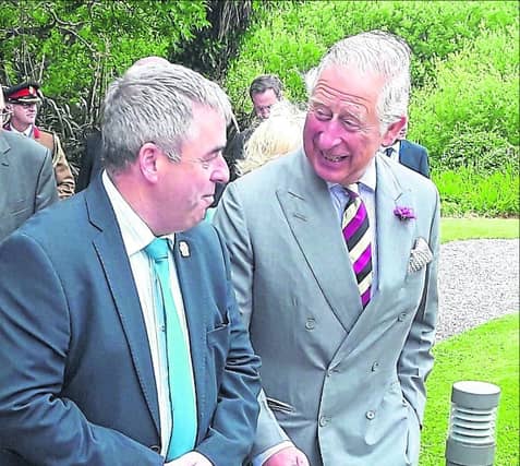 Kevin 'Boxer' Moran welcomed Prince Charles to the south of Ireland last weekend.