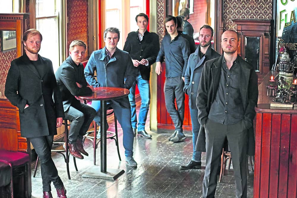 M’Anam - a new vocal group from Anúna, who will perform at the Carrick Water Festival in July.