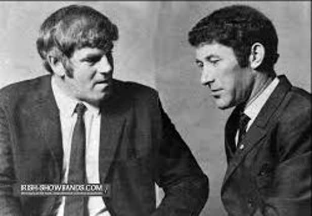 Big Tom and Larry Cunningham back in the day.