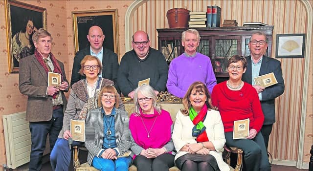James Kelly, Cllr Paul Ross, John McGerr, Matt Farrell, Cllr Mick Cahill, Mary Kelly, Angela Tuite, Mary Melvin Geoghegan, Mary Carleton Reynolds and Goretti Hannon pictured at the launch of The Maria