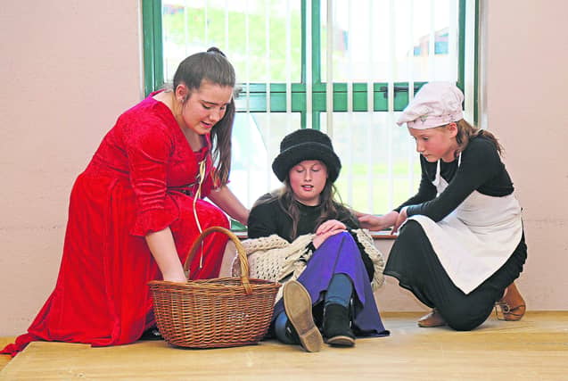 Erin Ross as Maria Edgeworth. Aoife Halpin, Ailbhe Brady