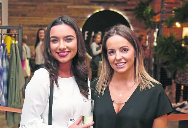 Blogger Hayley Doherty pictured with owner of Fabiani boutique Louise Brennan. Photo by Shelley Corcoran