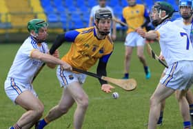 Joe O'Brien pictured in action for the Longford hurlers against Wicklow in the Kehoe Cup senior tournament final at Glennon Brothers Pearse Park on Sunday. Photo: Syl Healy