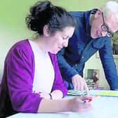 Author Patrick Kellegher and Illustrator, Caitriona Sweeney. Image via the crowdfunding website