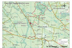 Plans for a wind farm at Coole in Co Westmeath