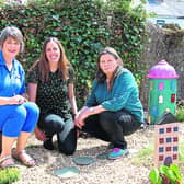 Grainne Brady,  Jasmine Elkhershi and Mary Frances Dwyer, pictured at the donation of the garden entitled, 'The Magic of Kindness', to St Therese’s children’s ward, Ballinasloe