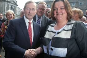 Taoiseach Enda Kenny pictured with Senator Gabrielle McFadden, Government Chief Whip in Seanad & FG Spokesperson on Defence.