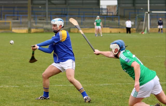 Patrick Walsh pictured in action for the Longford hurlers against Fermanagh in the National League Division 3B game at Glennon Brothers Pearse Park on Sunday. Photo: Syl Healy