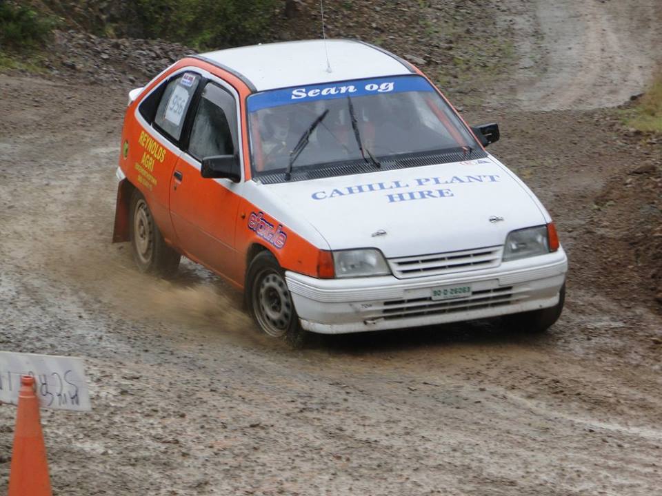 Midland Motor Club member Sean Og Cahill in action in Ballyfeeney.