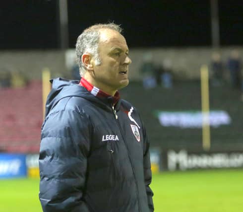 Longford Town manager Alan Mathews.