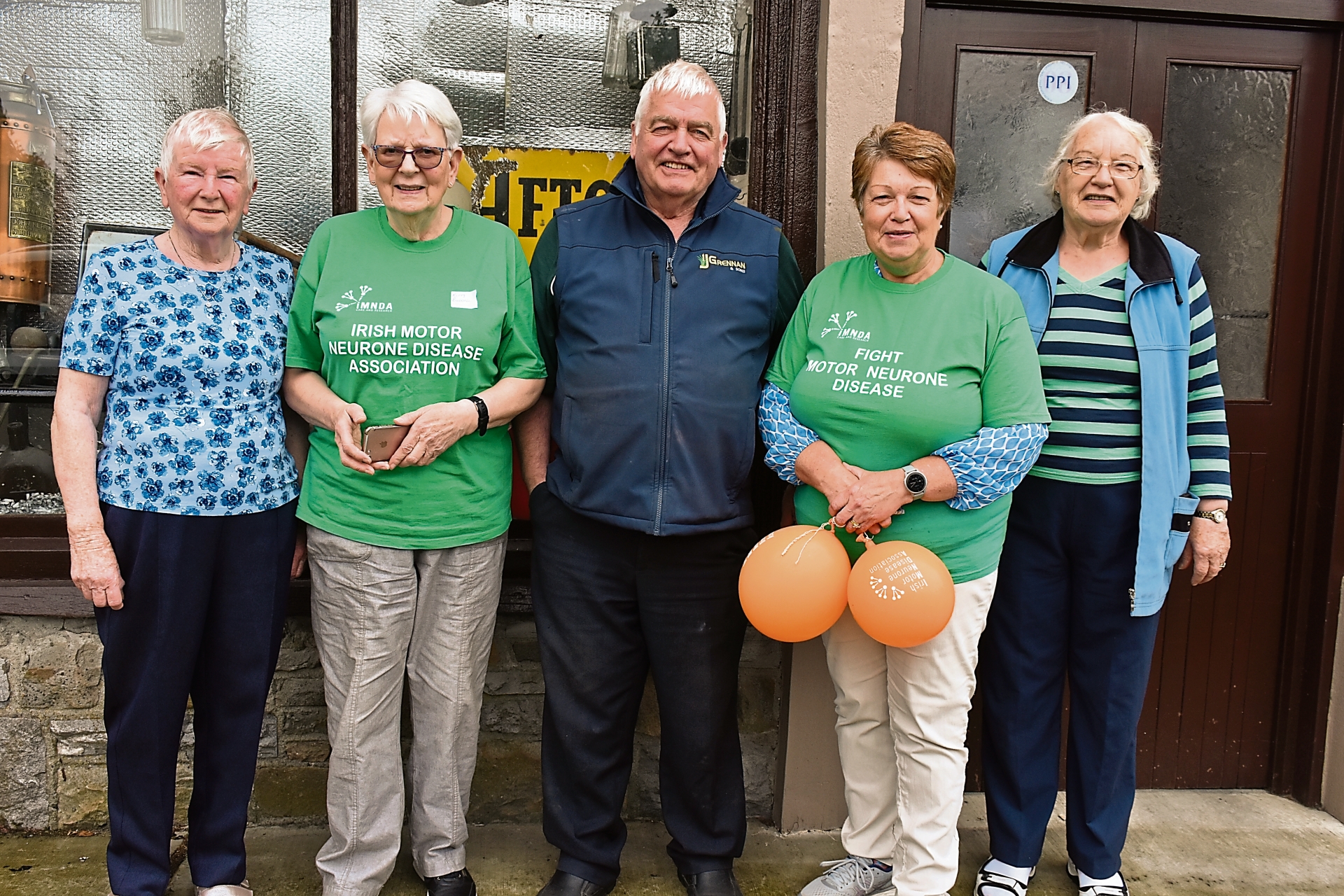 A shot taken from a previous Motor Neuron Association fundraiser in Newtownforbes. Organisers Ann Keegan, Kitty Burkhill, Thomas Casey, Ann Howard and Madeline Bennett