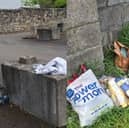 Just some of the bags of rubbish and clothes dumped in and around Annaly Car Park 