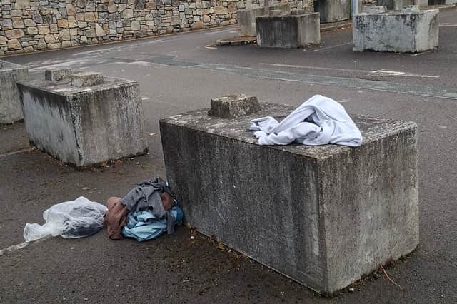 Just some of the unwanted clothes dumped illegally in Annaly Car Park