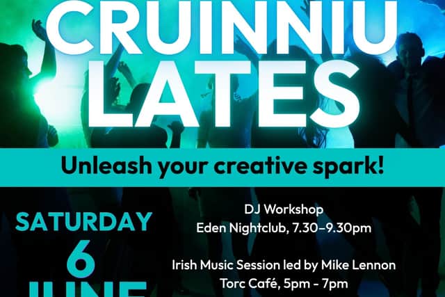 Cruinniú Lates programme