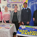 Kathleen Dowd, Siobhan McGoey and Eilish Foley LWL, Sriyans Appedoo and Karen Walsh ForÃ³ige at the showcase event as part of the Bridgeways Family Resource Centre in Ballymahon 20 years celebration