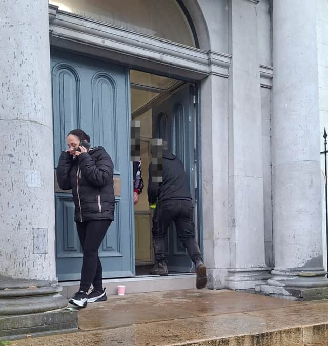 Mary Nevin following her appearance at Longford District Court