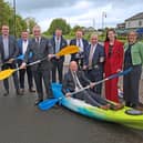 Mark Noble, Outdoor Recreation Officer, Chief Executive of LCC Paddy Mahon, Cllr Sean Mimnagh, Cllr Martin Monaghan, Cllr David Cassidy, Cathaoirleach Cllr Garry Murtagh, Minister of State Kevin 'Boxer' Moran, Longford Sports Partnership Coordinator Sarah Mulligan, Chair of the Longford County Outdoor Recreation Committee and Director of Services with Longford County Council Samantha Healy and Cllr Paul Ross pictured with The Minister for Rural and Community Development and the Gaeltacht, Dara Calleary TD at the launch of the Longford County Outdoor Recreation Plan 2025â2030 in the The Yard Hub, Abbeyshrule Harbour last week 