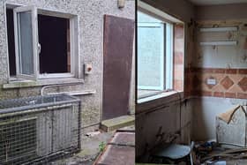 Thugs removed the steel barricades from the back kitchen window, both inside and out, to regain access to the house