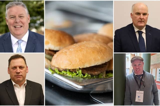 Clockwise from left: MEP Ciaran Mullooly, Senator Joe Flaherty, Senator Paraic Brady and MEP Barry Cowen
