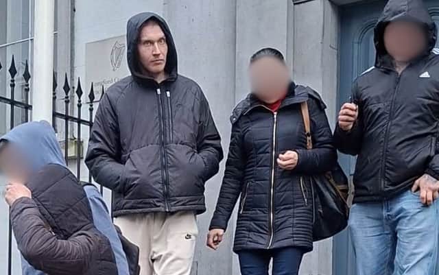 Sebastian Kubuj leaving Longford District Court