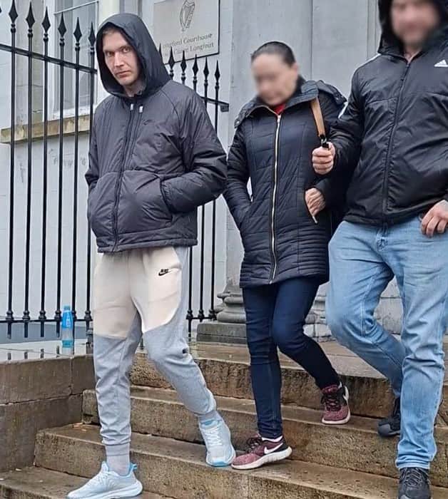 Sebastian Kubuj leaving Longford District Court