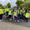 St John’s NS Bike Bus is a supervised group of cyclists, where children travel together to school in a safe convoy supported by teachers and Gardaí