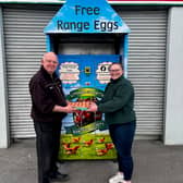 Egg vending machine at Nally’s Spar and Circle K Ballymahon