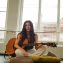 Emily Doyle, folk singer-songwriter from Moydow, fresh from a sold-out concert in the Backstage at the opening of the Camlin Keys Music Festival on Friday night, June 12 in St John's Church, Longford