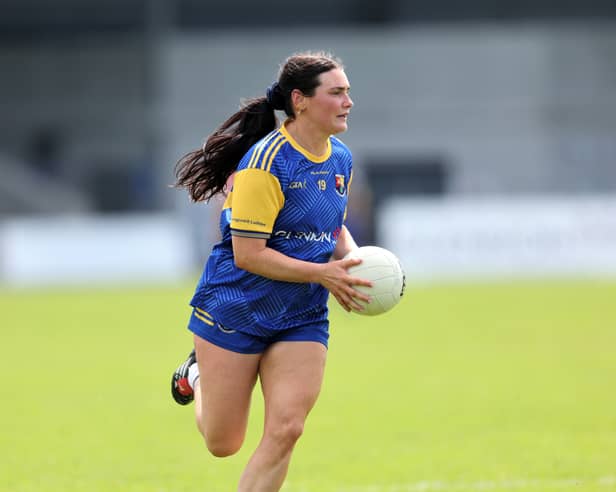 Katie Crawford pictured in action for Longford 