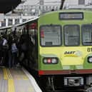 A Dart Train at Tara Street