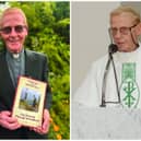 Fr Pat Lennon with a copy of his book, ‘Come here a second till I tell you', which will be launched on Sunday, July 19