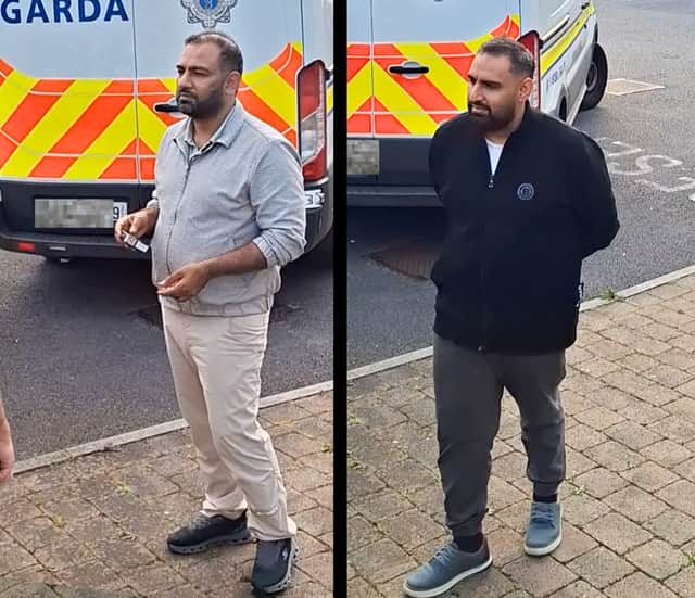 Brothers Ahsan and Qasim Rasool outside Longford District Court