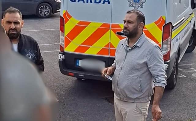 Qasim and Ahsan Rasool outside Longford District Court