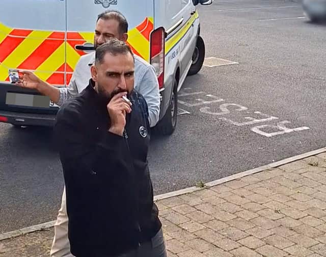 Qasim and Ahsan Rasool outside Longford District Court