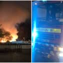 Units of Longford fire service tackled the blaze