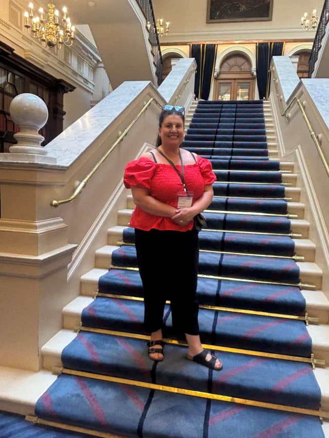 Longford Women's Link Natalie O'Reilly in Leinster House