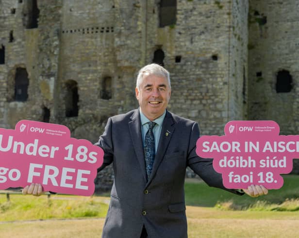Minister Boxer Moran at the launch of the new initiative 