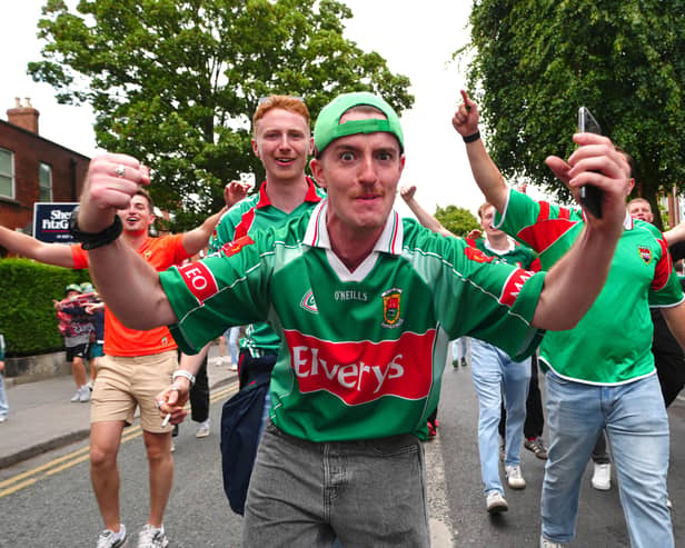 Mayo fans celebrate
