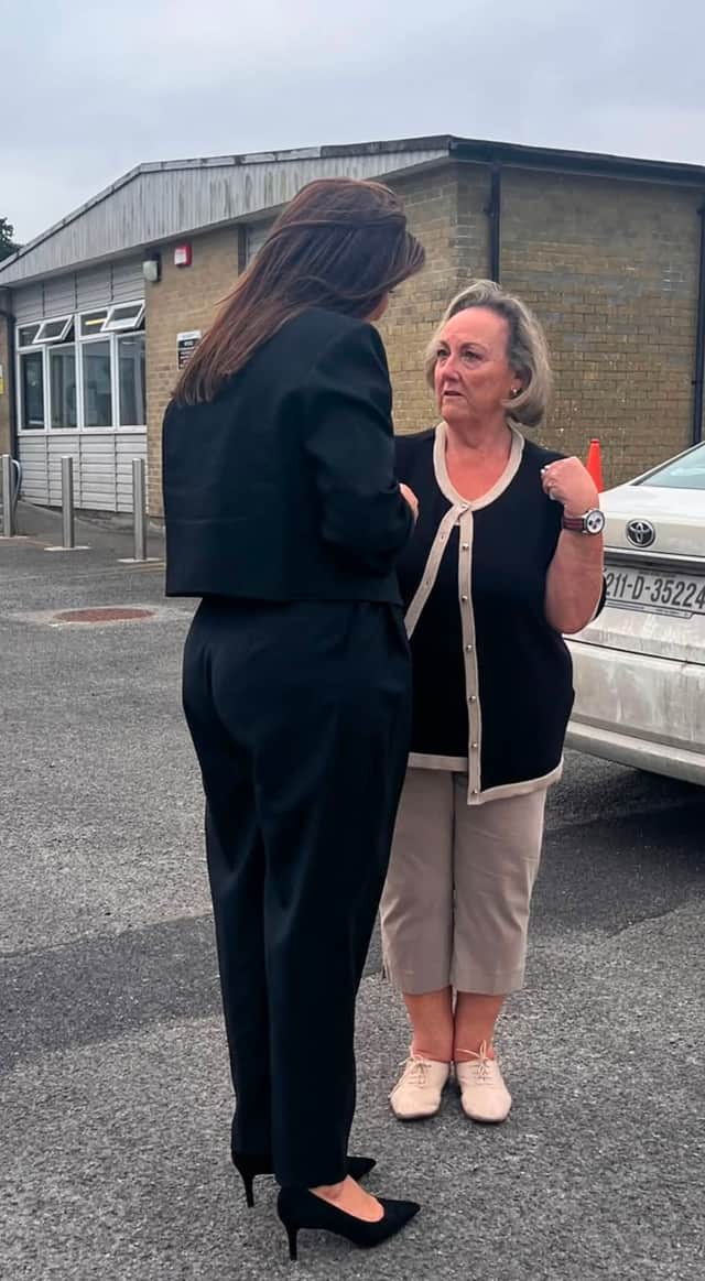 Cllr Peggy Nolan discusses her proposal for three new units with the health minister