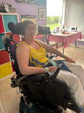 Kiara Lynch in her home on Thursday giving her reaction to the HSE decision.