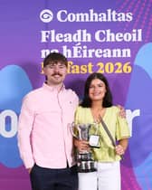 Talented winner Nadine Smith, who made a big impression at the Fleadh, and acclaimed traditional musician Owen Smith both of Comhaltas Ceoltóirí Éireann CCÉ Joe Callaghan branch in Edgeworthstown.
